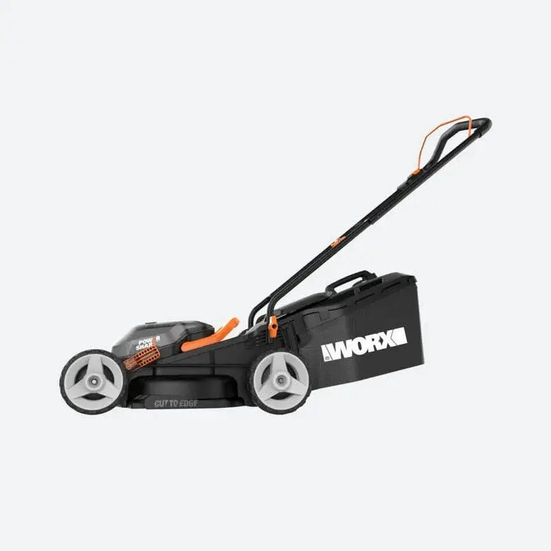 Worx Cordless Lawn Mower 40V 14 inch With Two 20V 4.0Ah Batteries And Dual Charger