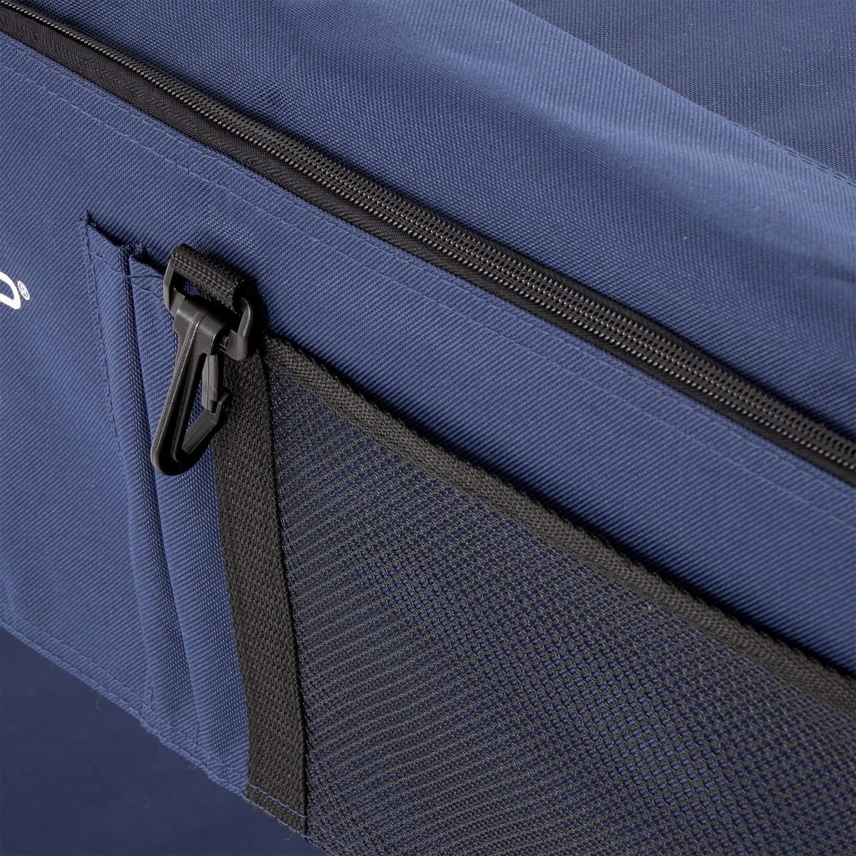 Disc-O-Bed XL Cam-O-Bunk Benchable Double Cot With Storage Organizers - Navy