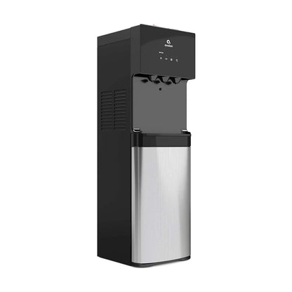 Avalon Bottom-Loading Water Cooler Dispenser, 3 Temperature Settings, Stainless Steel & Black