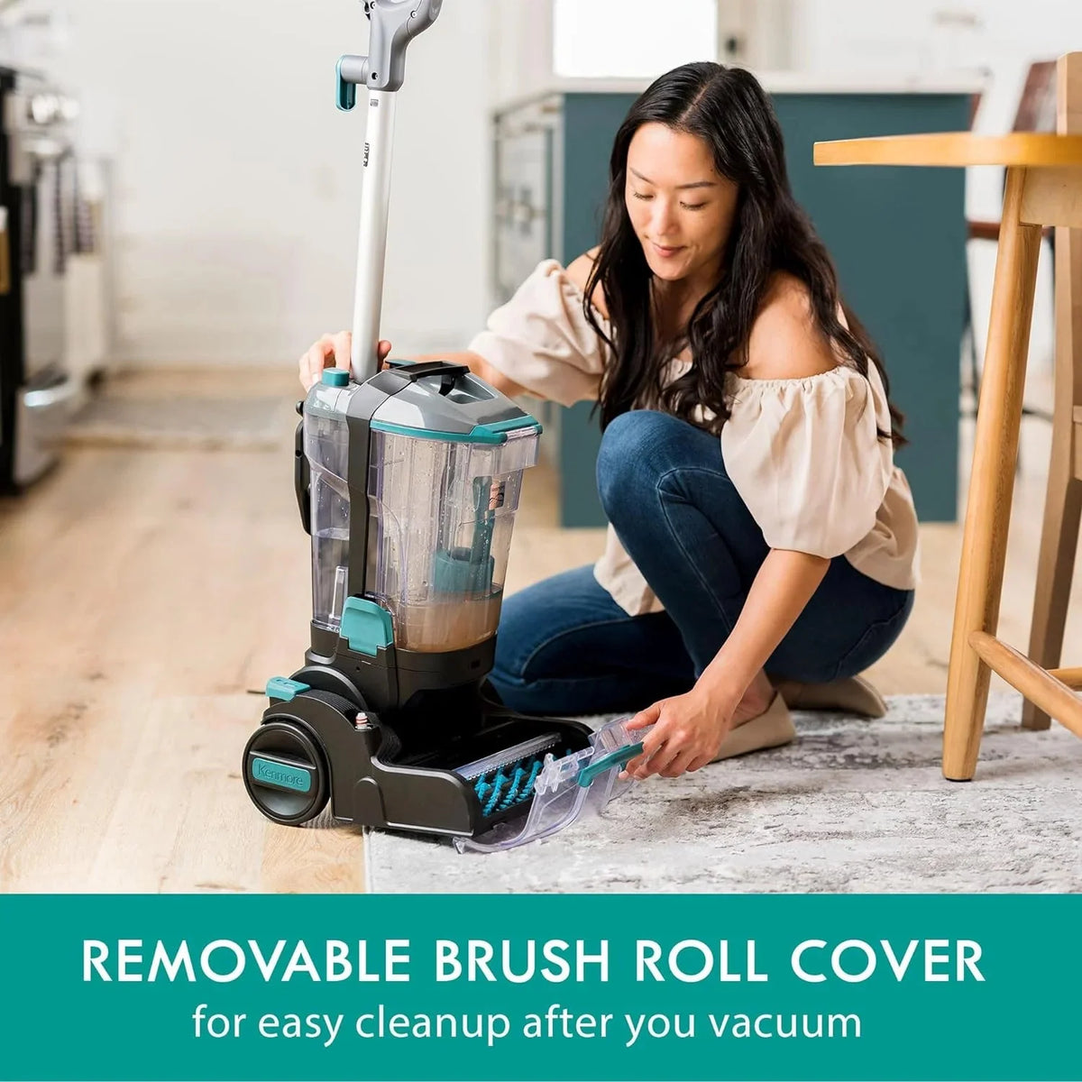 Kenmore Pet Portable Carpet Cleaner Machine, 3.2L Clean Tank, 1.4L Dirty Tank, 25ft Cord - KW4010