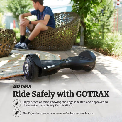 GOTRAX Edge Self-Balancing Scooter With 6.5in Tires, Pink