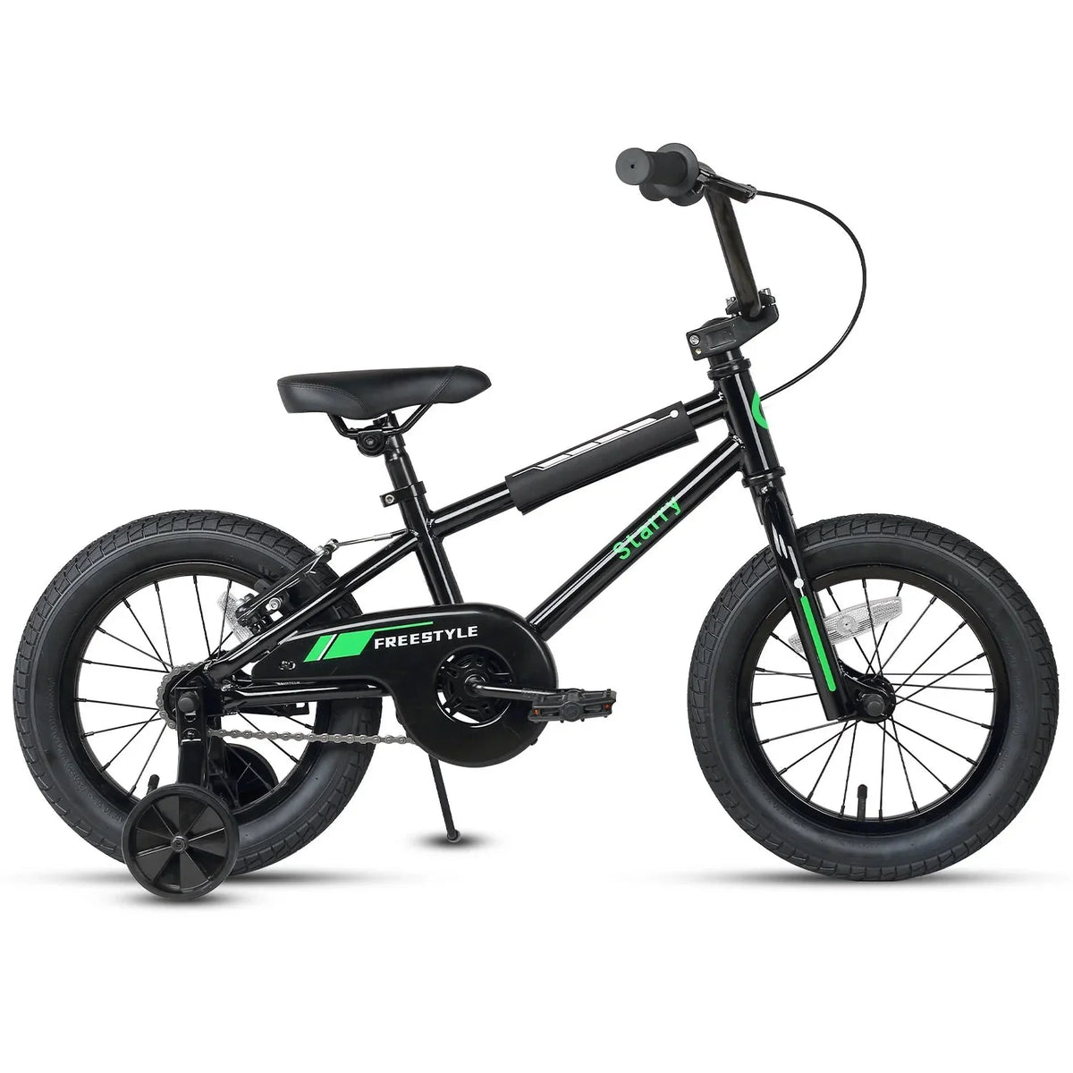 Glerc Kids BMX Style Bicycle 14 Inch Blue With Training Wheels And Coaster Brake
