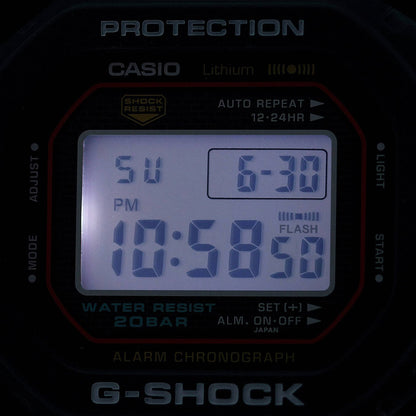 Casio G Shock Revival Digital Watch, 42.3mm, 13.1mm, 184 mm Strap, Stainless Steel
