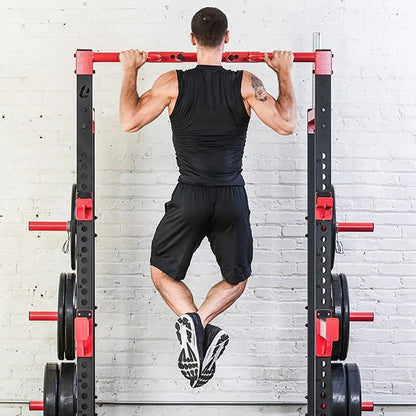Lifeline Fitness Half Rack Exercise Power Cage, 86.5 in Tall - C1 Pro
