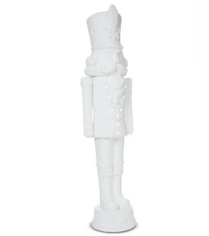 Holiday Time Lighted Musical Nutcracker Statue 75 inch / 6 Foot White - 2025