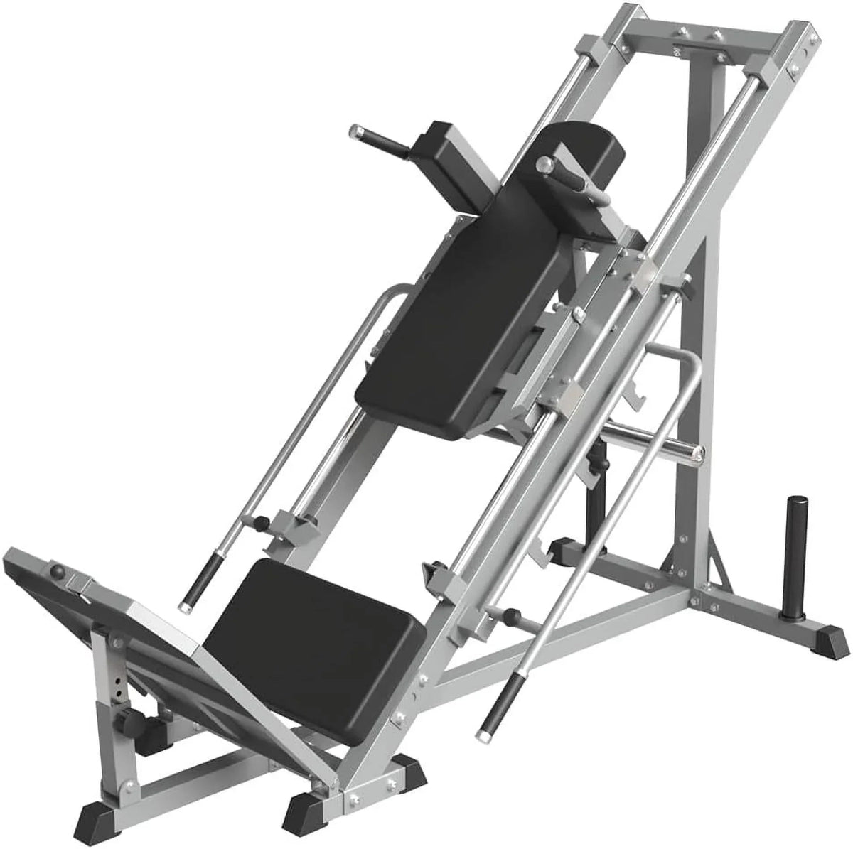 2-In-1 Leg Press And Hack Squat Machine With Linear Bearing - 45-Degree
